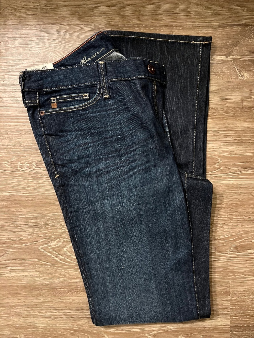 NWT Eddie Bauer Classic Fit Bare Bootcut Jeans Dark Wash Indigo⁠